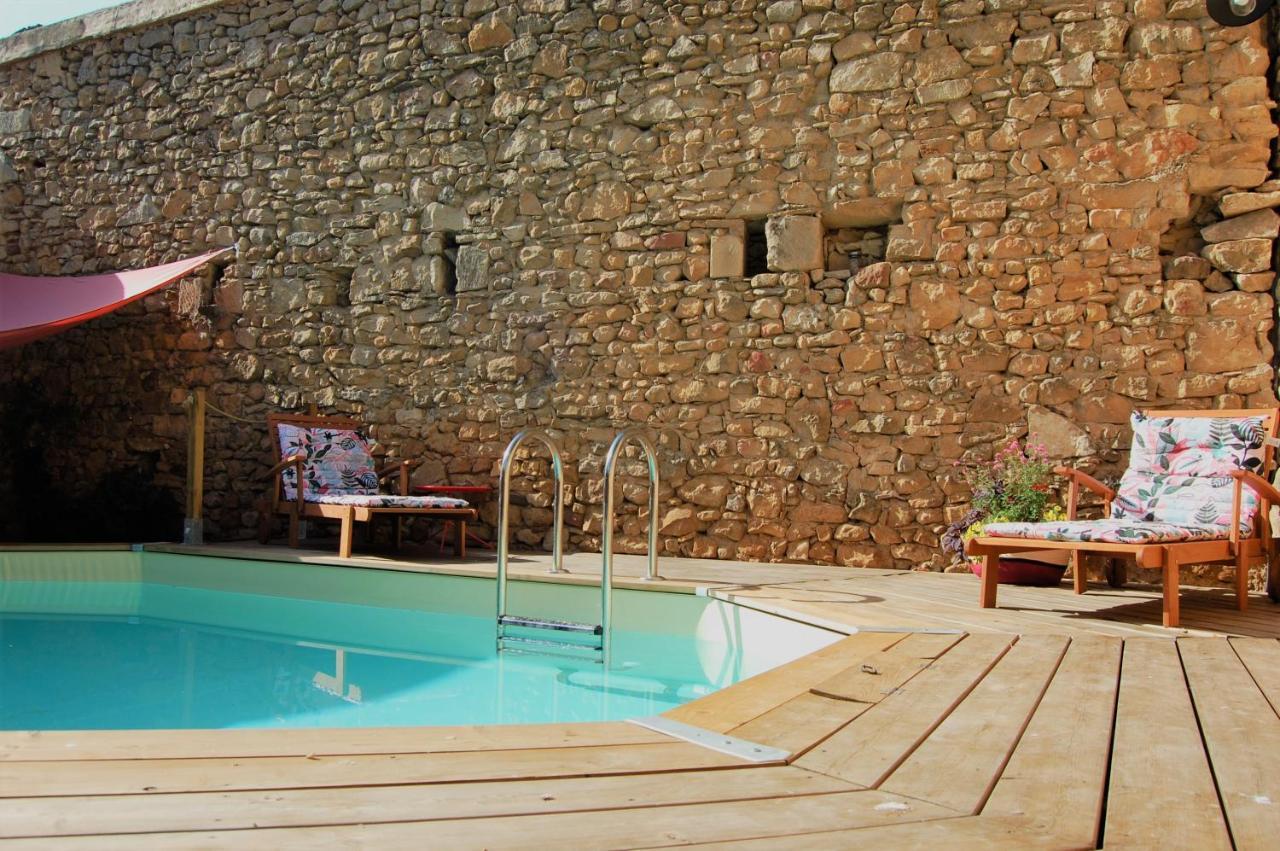 La Bucolique, Chambres Et Jardin D'Hotes Sabran Exterior foto